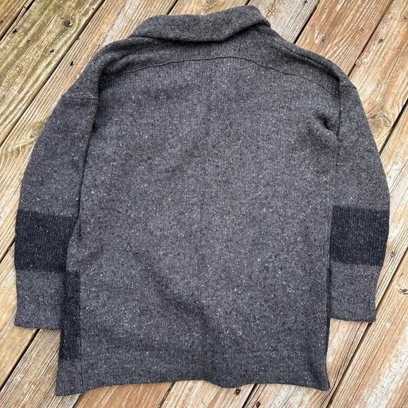 Unavailable - Vince Two-Tone Wool Cashmere Mohair Blend Shawl Cardigan - Picture 5 of 5